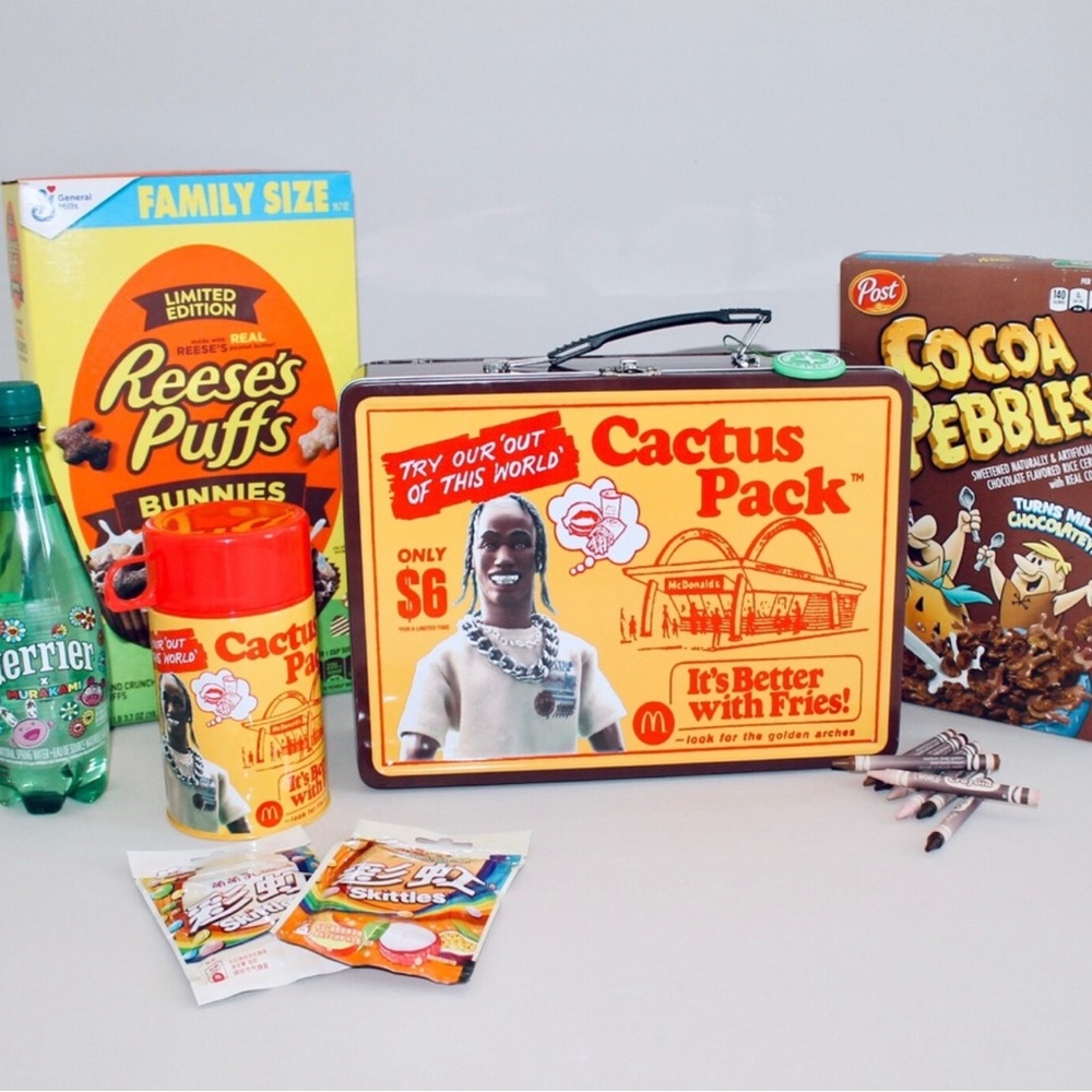 TRAVIS SCOTT X MCDONALDS Cactus Pack Vintage Lunch Box